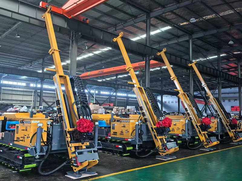 Rig de perforación hidráulica completa Crawler