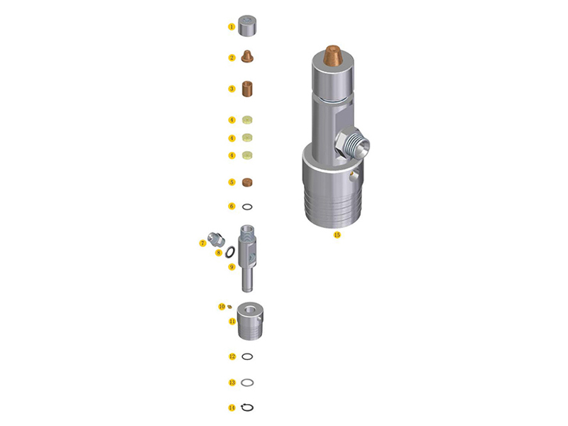WSMU. Alimentador de agua de herramienta de perforación horizontal de cuerda