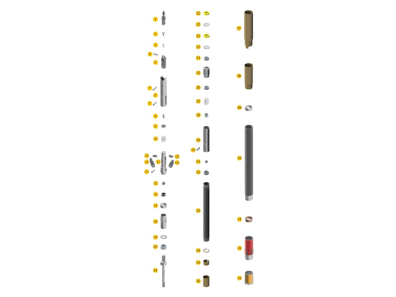 Herramientas de perforación de pared delgada de la serie TW